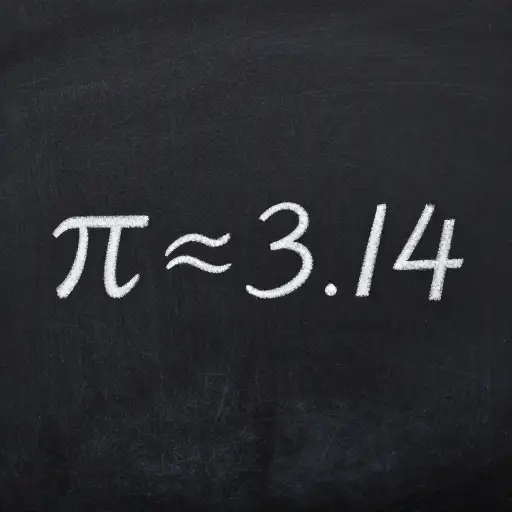 圆周率π约等于3.14。