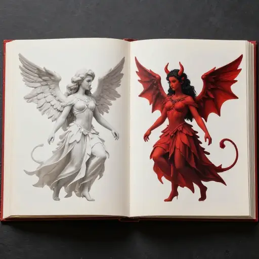 从象征的角度看，整本书描绘了善与恶之间的冲突。