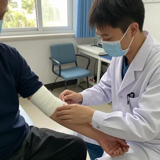 医生说一周后他会拆掉我的绷带，我会尽快来看你。