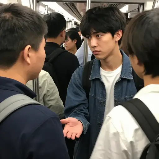 对不起，请让我过一下。