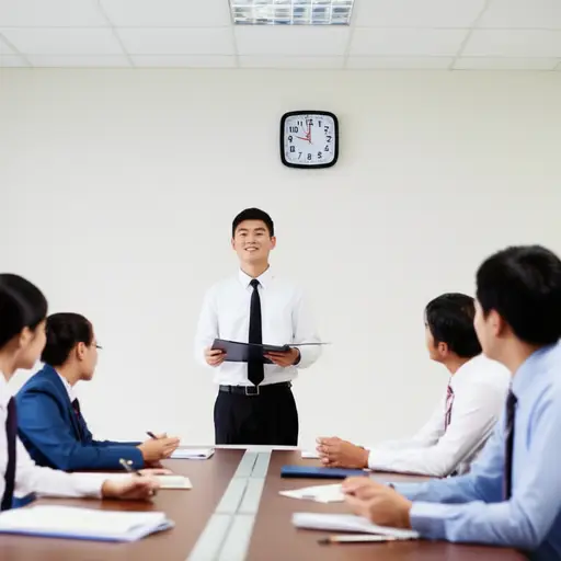 他合理地解释了迟到的原因，大家都能理解。