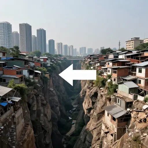 由于债务偿还，富国和穷国之间的差距持续扩大。