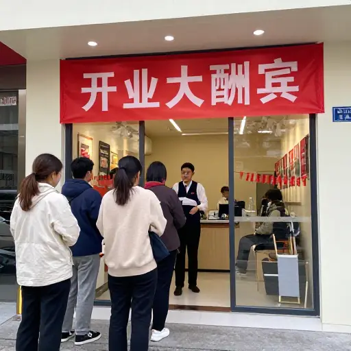 为了庆祝新店开业，他们为前100名顾客提供了特别折扣。