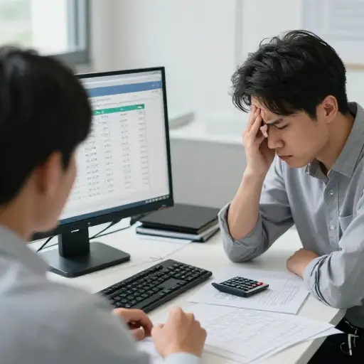 由于计算中的人为错误，问题发生了。