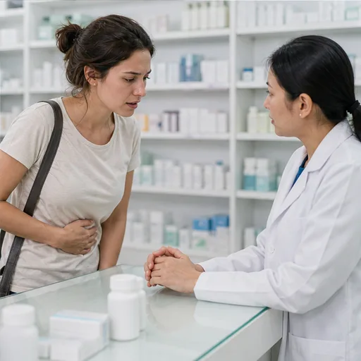 我腹泻了。