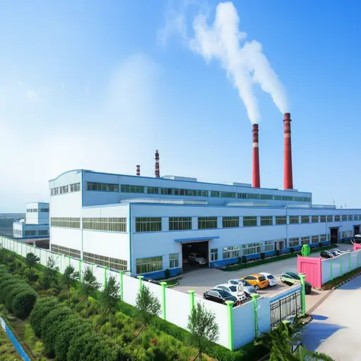 那座大工厂制造汽车。