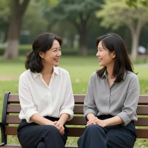 这是她母亲的一个同事。