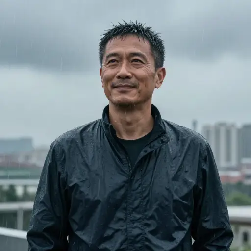 即使在逆境中，他依然保持乐观。