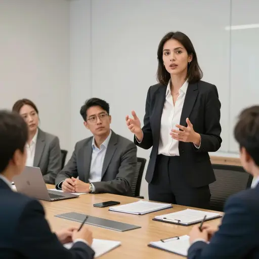 她决定在会议上挑战新政策。