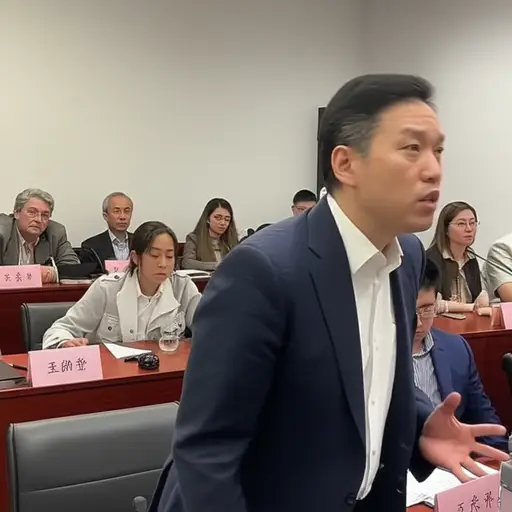 他在会议上提出了一个重要问题。