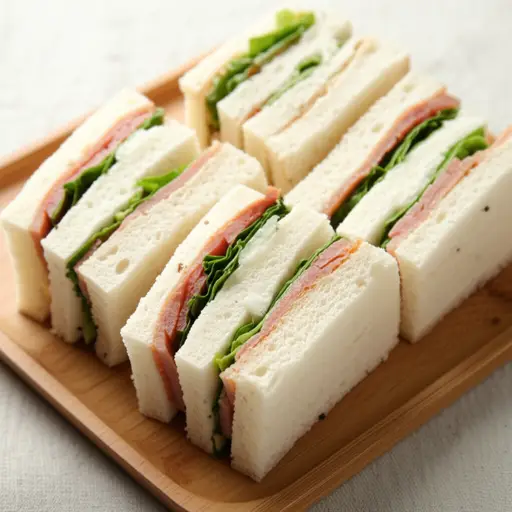 这些迷你三明治是完美的零食食物，既小巧又美味。