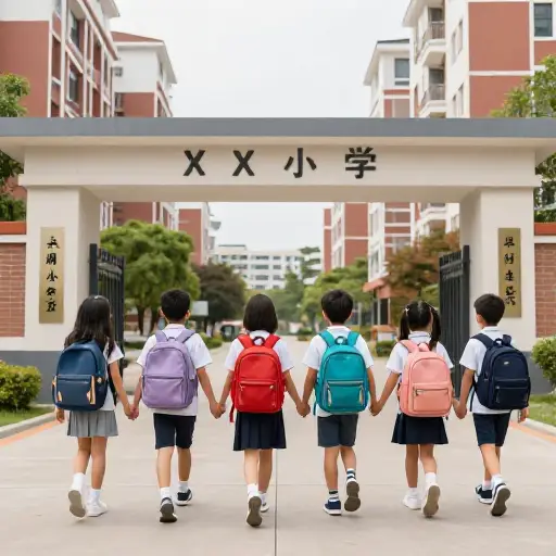 这个学区的孩子们上同一所小学。