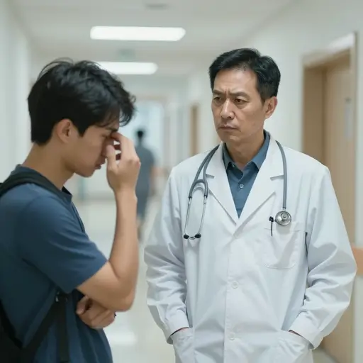 我告诉他这是生死攸关的事情。