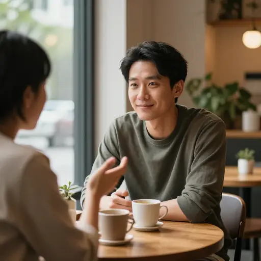 如果被问到，他会很乐意分享自己的看法。