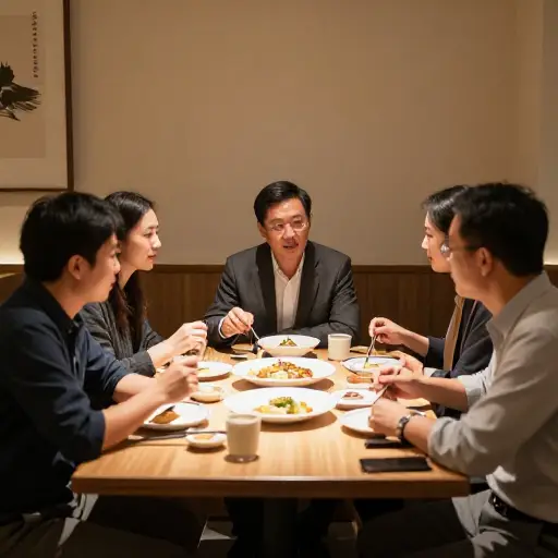 下周五我们要和老板一起吃饭。