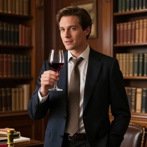 他说话带有明显上层阶级的口音。