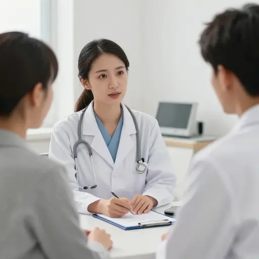 医生询问了我的病史。