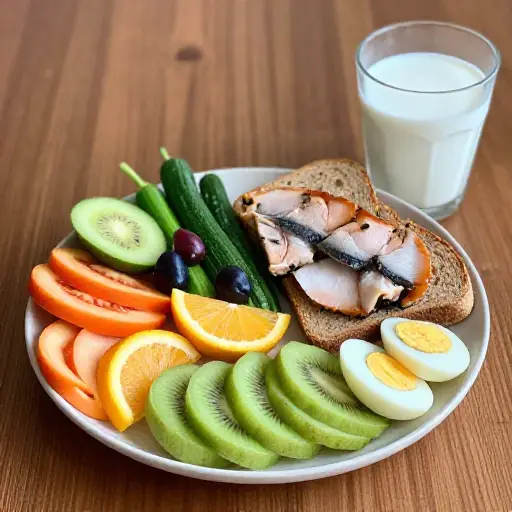 我努力保持均衡饮食。