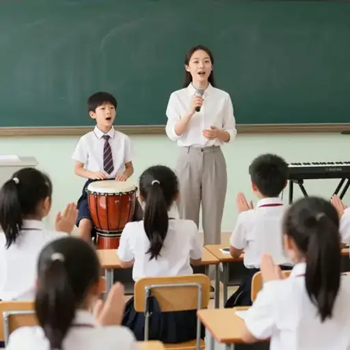 该上音乐课了。