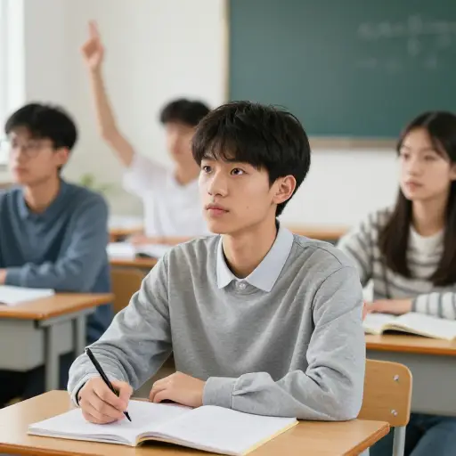 我在学校表现还算不错，但算不上拔尖。