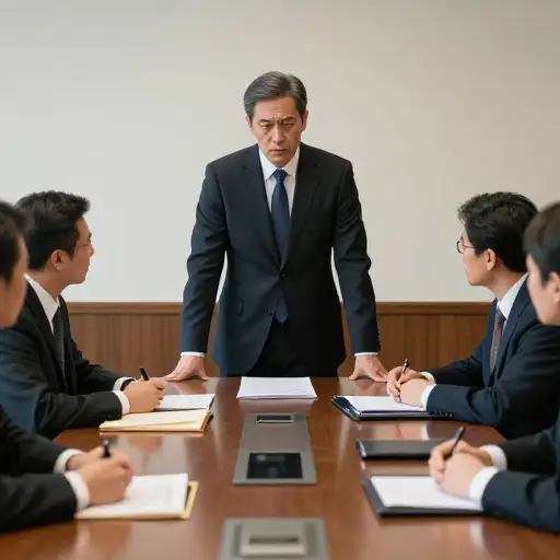 这位经验丰富的谈判者能够察觉到房间里不断升级的紧张气氛。
