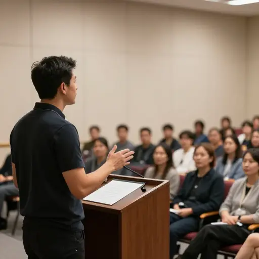 到明年这时候，他会在多少个论坛主论坛上做过演讲？