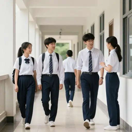 学校坚持要求学生行为良好。