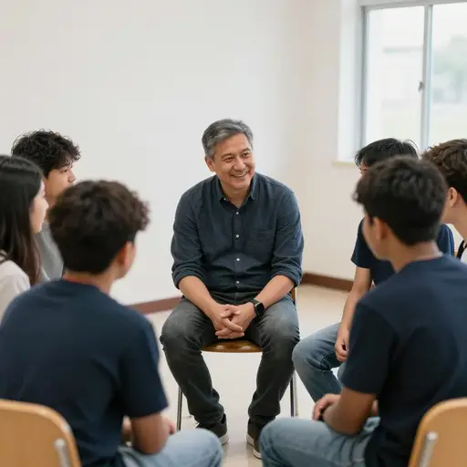 这位改过自新的罪犯现在帮助年轻人远离犯罪。