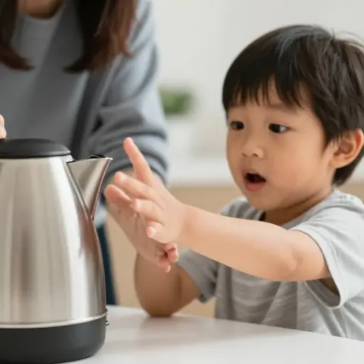 打一下手是阻止孩子触摸危险物品的旧式方法。