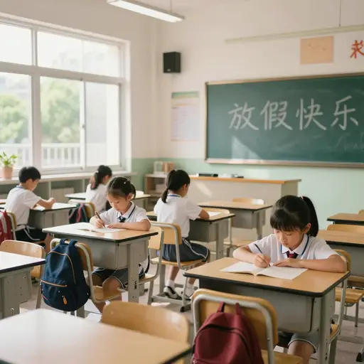 学期在七月九日结束。