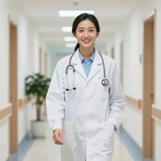 她相信自己未来能成为一名成功的医生。