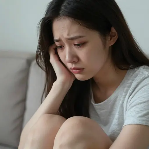 当我取消计划时，她看起来受伤了。