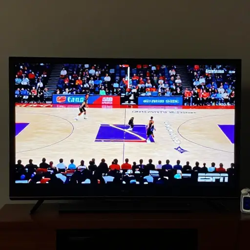 这场比赛正在 ESPN 上播出。