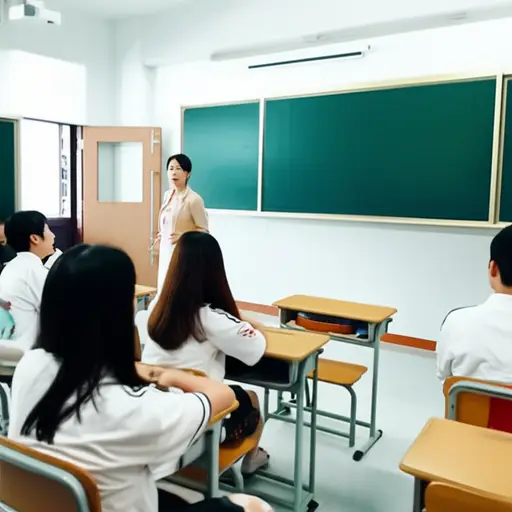 看到老师来了，他们赶紧溜走了。