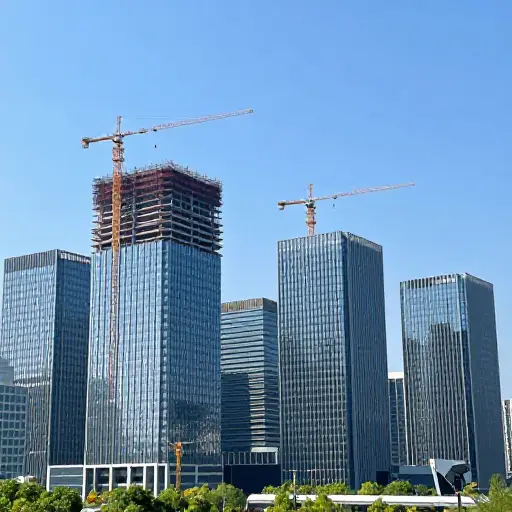接下来的十年见证了更多办公大楼的建设。