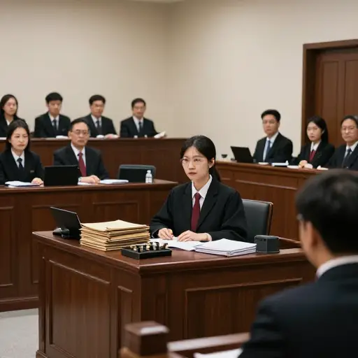 审判中出示了确凿的证据。