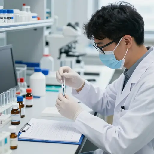研究人员测试新药物的潜在副作用。