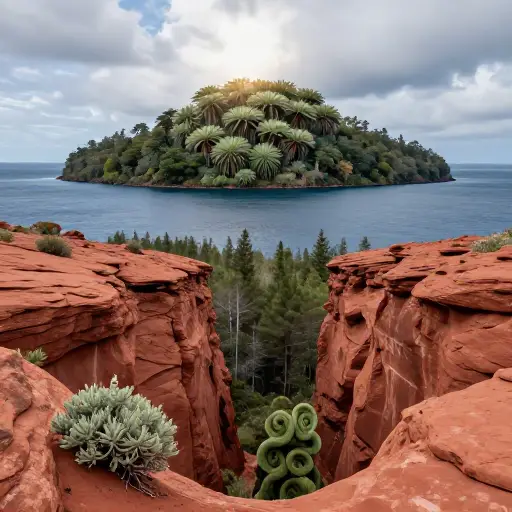 这种植物是该地区特有的，在其他地方找不到。