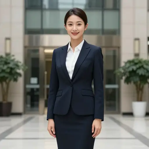 她身上有一种优越感。