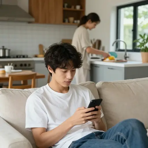 你不能在假期里只顾放松；你也需要在家务活上出一份力。