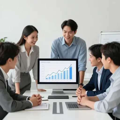 公司的销售额上个季度超出了预期。