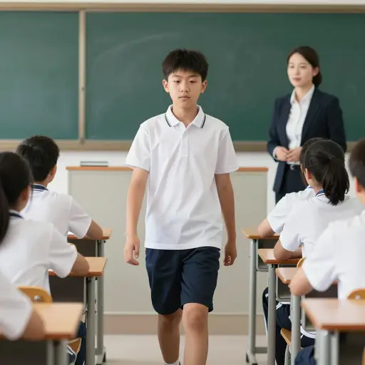 他像往常一样迟到了。