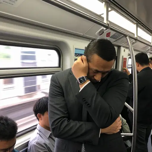新办公室很远，所以我每天不得不花两小时通勤，单程。