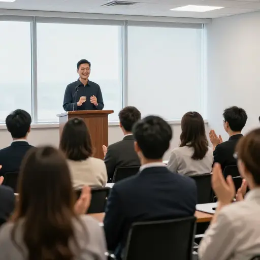 你今天的演讲简直棒极了！