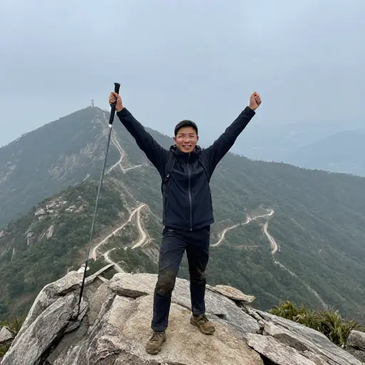 多年的奋斗之后，他终于实现了自己的目标。