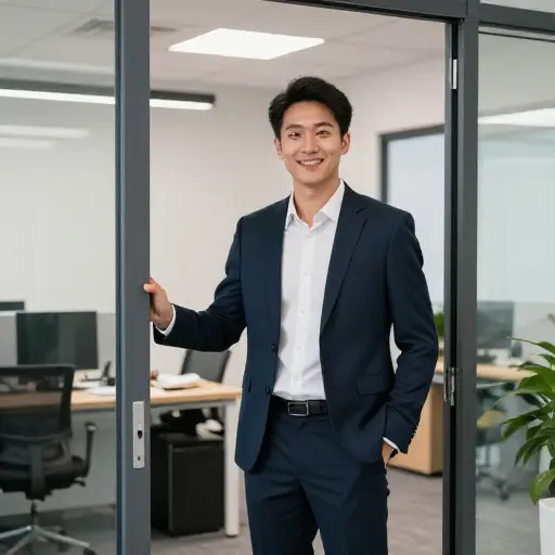 他刚换了工作。