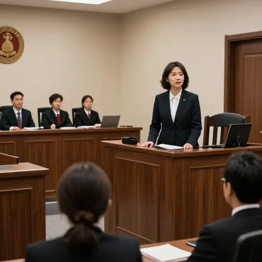 她为被告提供了法律代表。