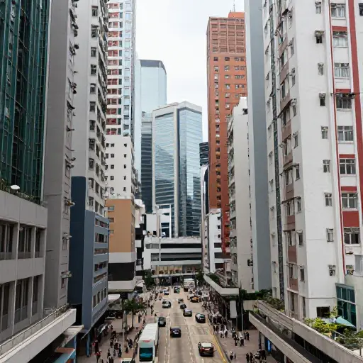 香港是一个人口密集的城市。