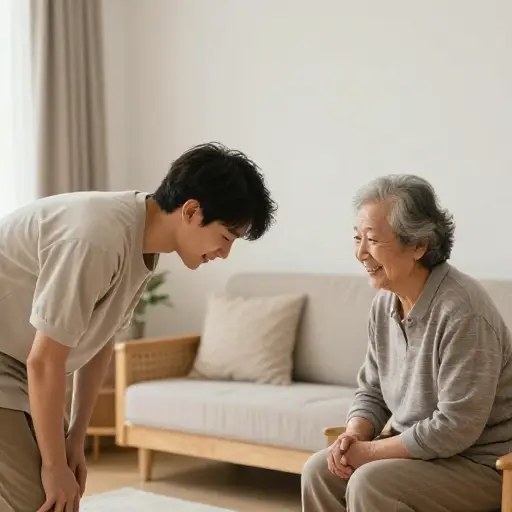 尊重长辈是传统美德。