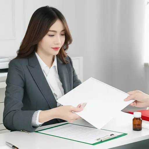 由于健康原因，她决定辞去经理职务。